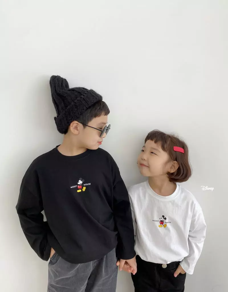 Dsaint - Korean Children Fashion - #prettylittlegirls - Stan Mickey Tee - 3