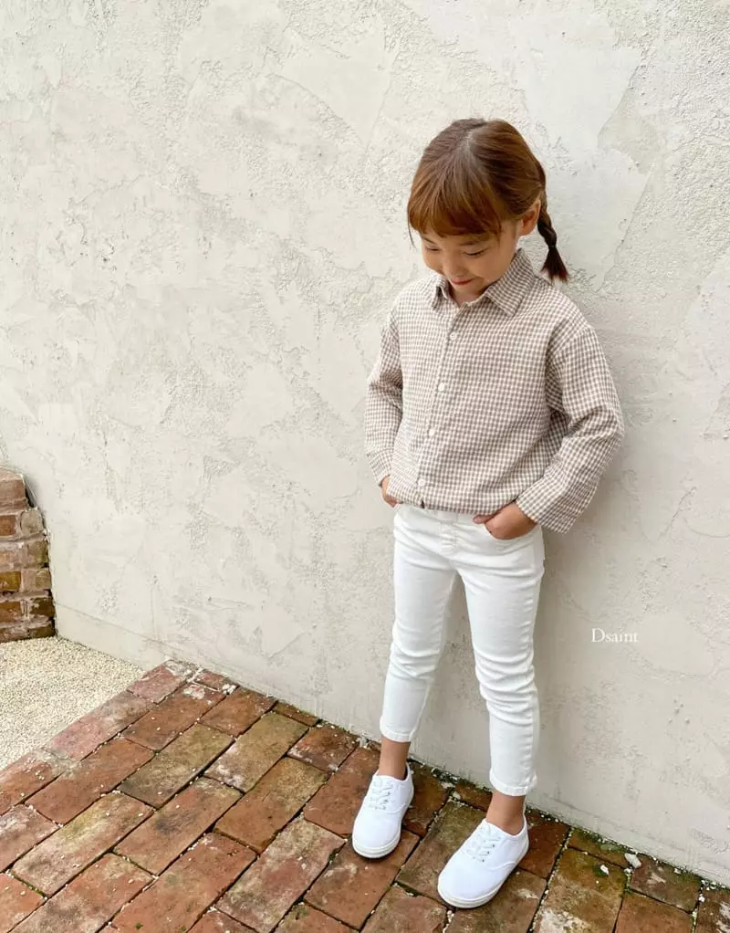 Dsaint - Korean Children Fashion - #prettylittlegirls - My Find Check Shirt - 11