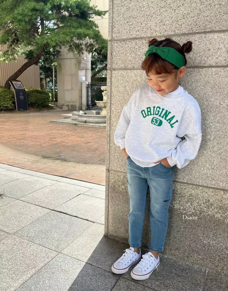Dsaint - Korean Children Fashion - #prettylittlegirls - Side Vintage Jeans - 8