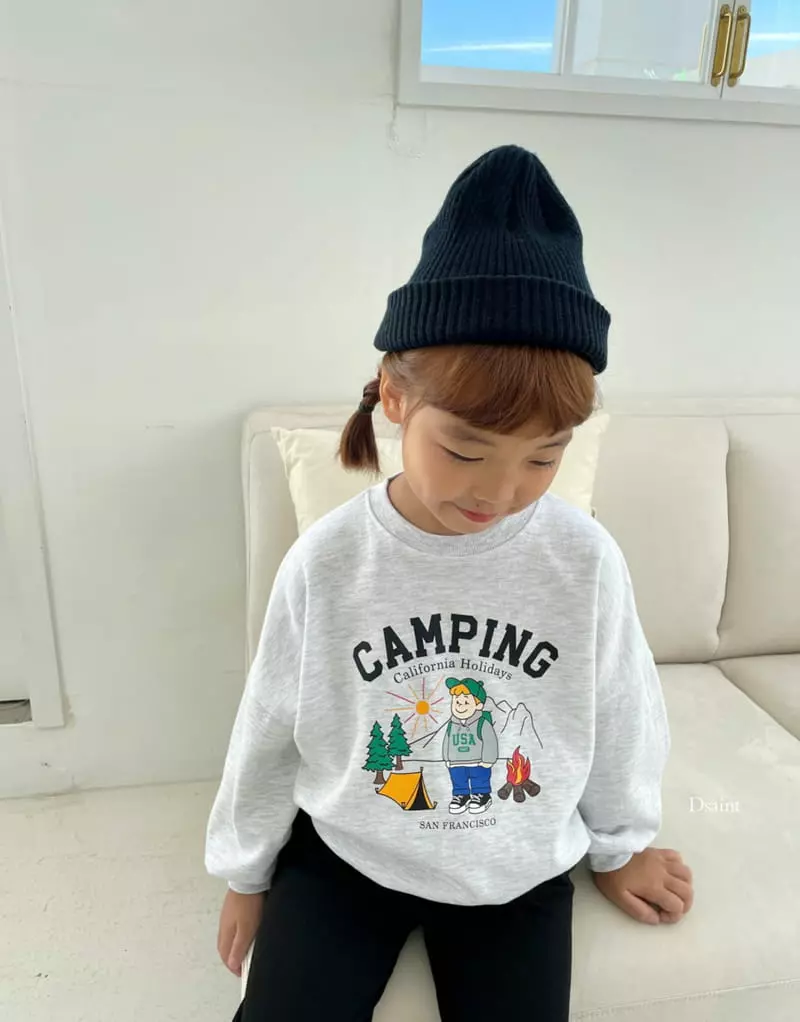 Dsaint - Korean Children Fashion - #toddlerclothing - Camping Sweatshirt - 4