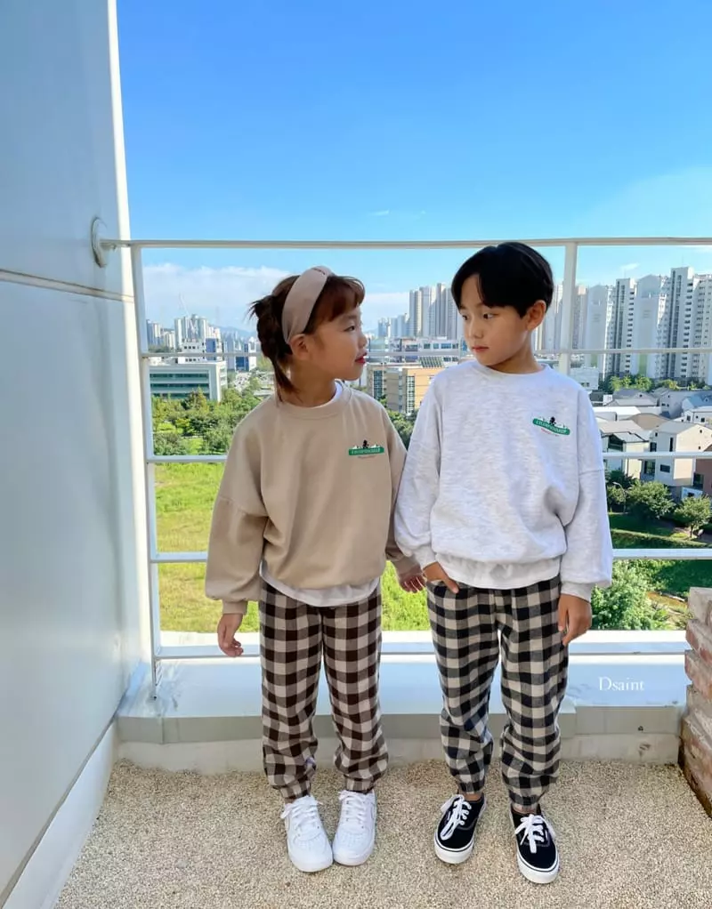 Dsaint - Korean Children Fashion - #stylishchildhood - Simple Check Pants