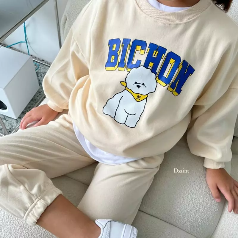 Dsaint - Korean Children Fashion - #prettylittlegirls - Super Bichom Top Bottom Set - 4
