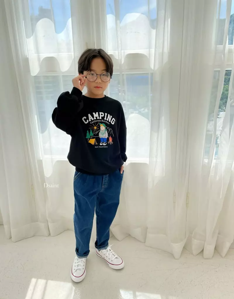 Dsaint - Korean Children Fashion - #toddlerclothing - Camping Sweatshirt - 3