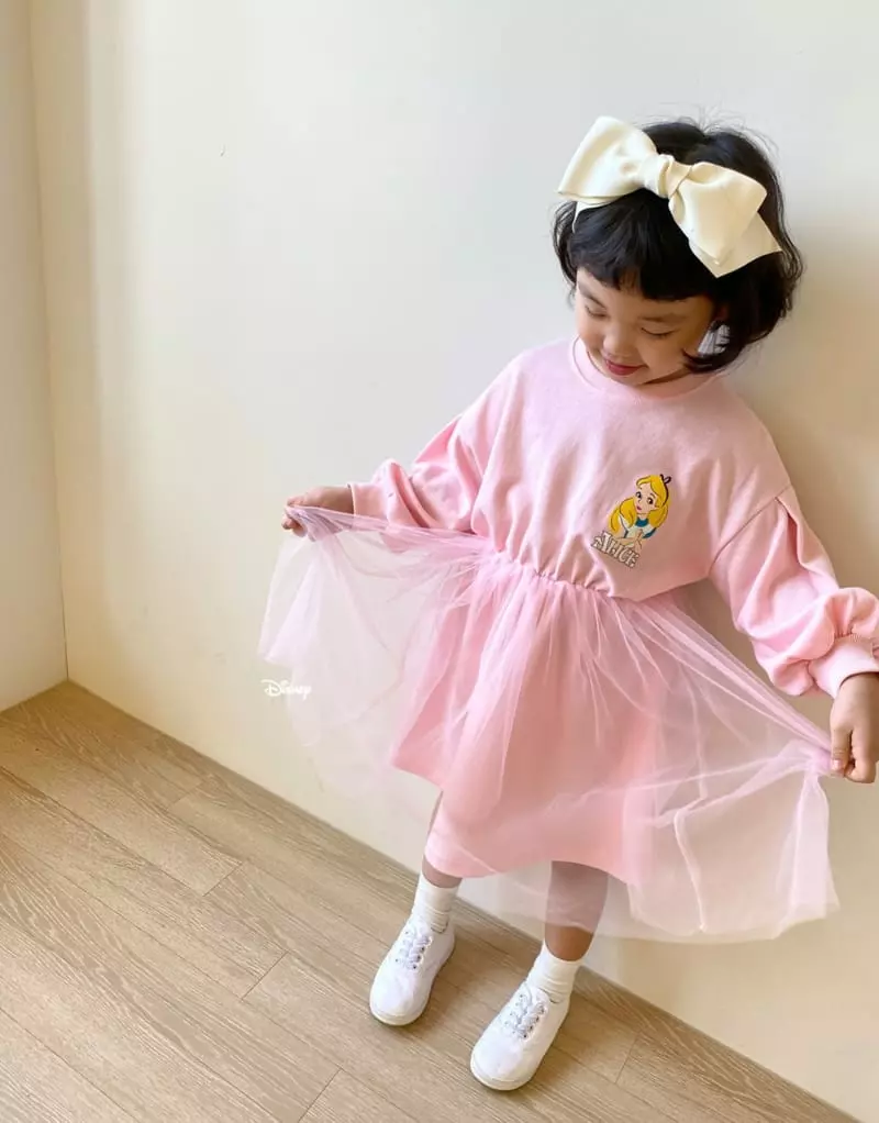 Dsaint - Korean Children Fashion - #todddlerfashion - Alice Mesh One-piece - 4