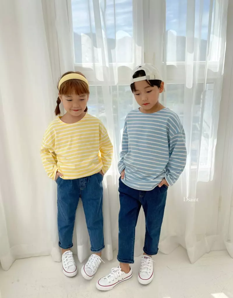 Dsaint - Korean Children Fashion - #toddlerclothing - Special Span Jeans - 8