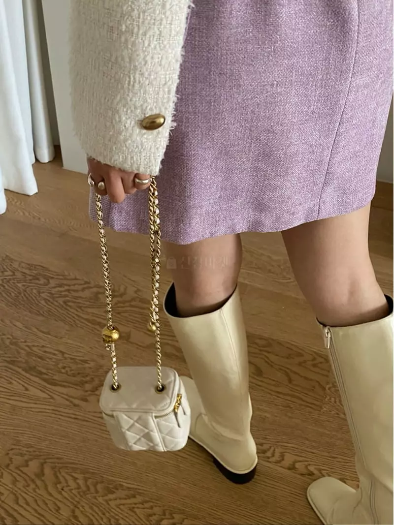 Duplo - Korean Women Fashion - #momslook - Pop Twid Jacket