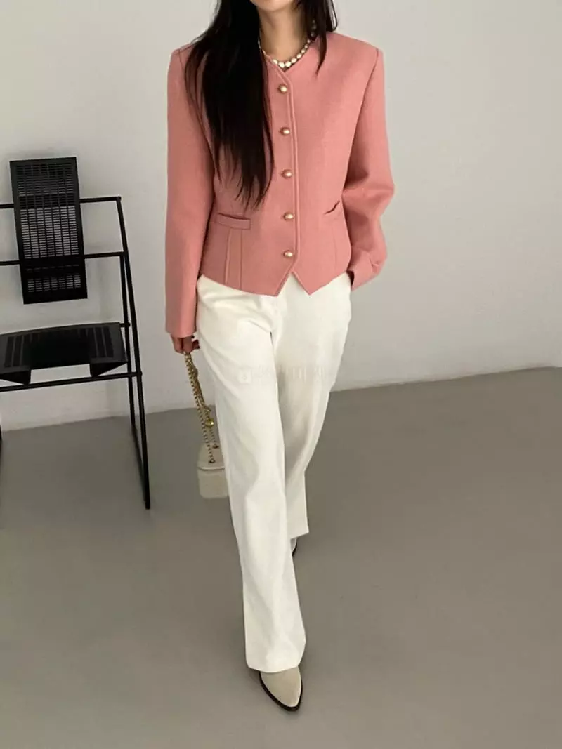 Duplo - Korean Women Fashion - #momslook - Olson Twid Jacket - 2