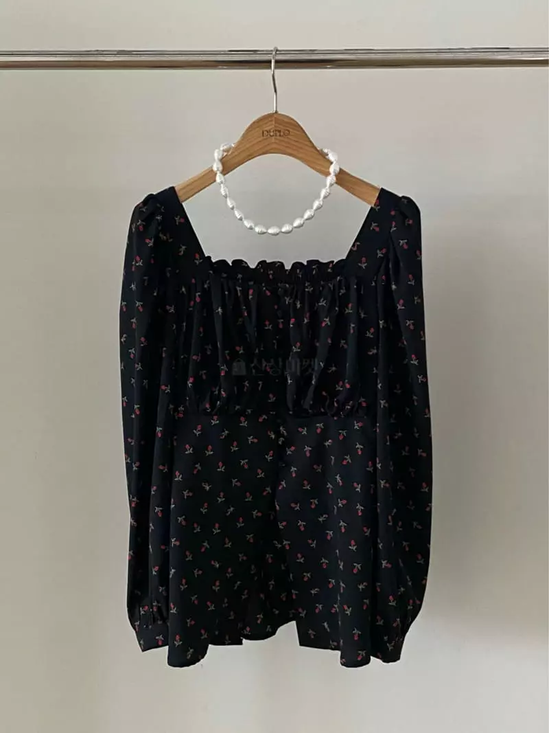 Duplo - Korean Women Fashion - #momslook - Smocked Blouse - 3