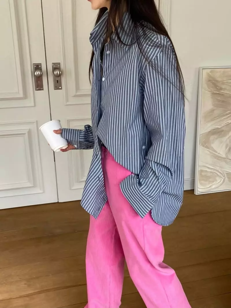 Duplo - Korean Women Fashion - #momslook - Rib Pants