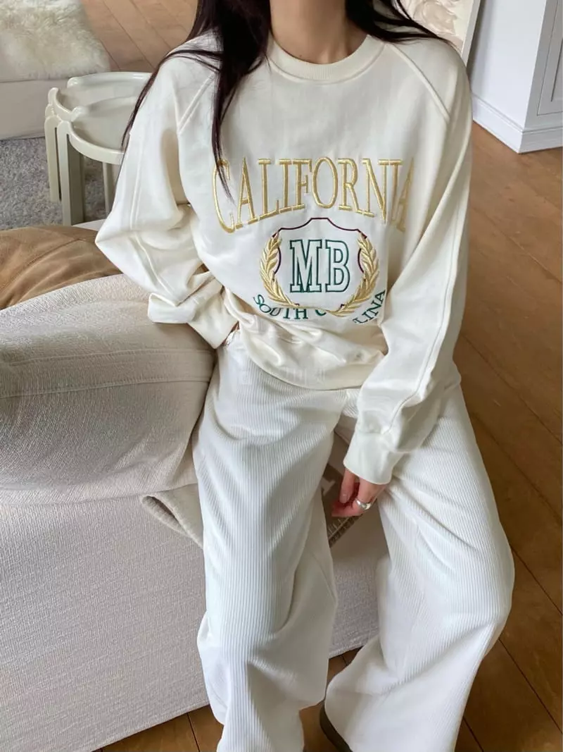 Duplo - Korean Women Fashion - #momslook - California Sweatshirt