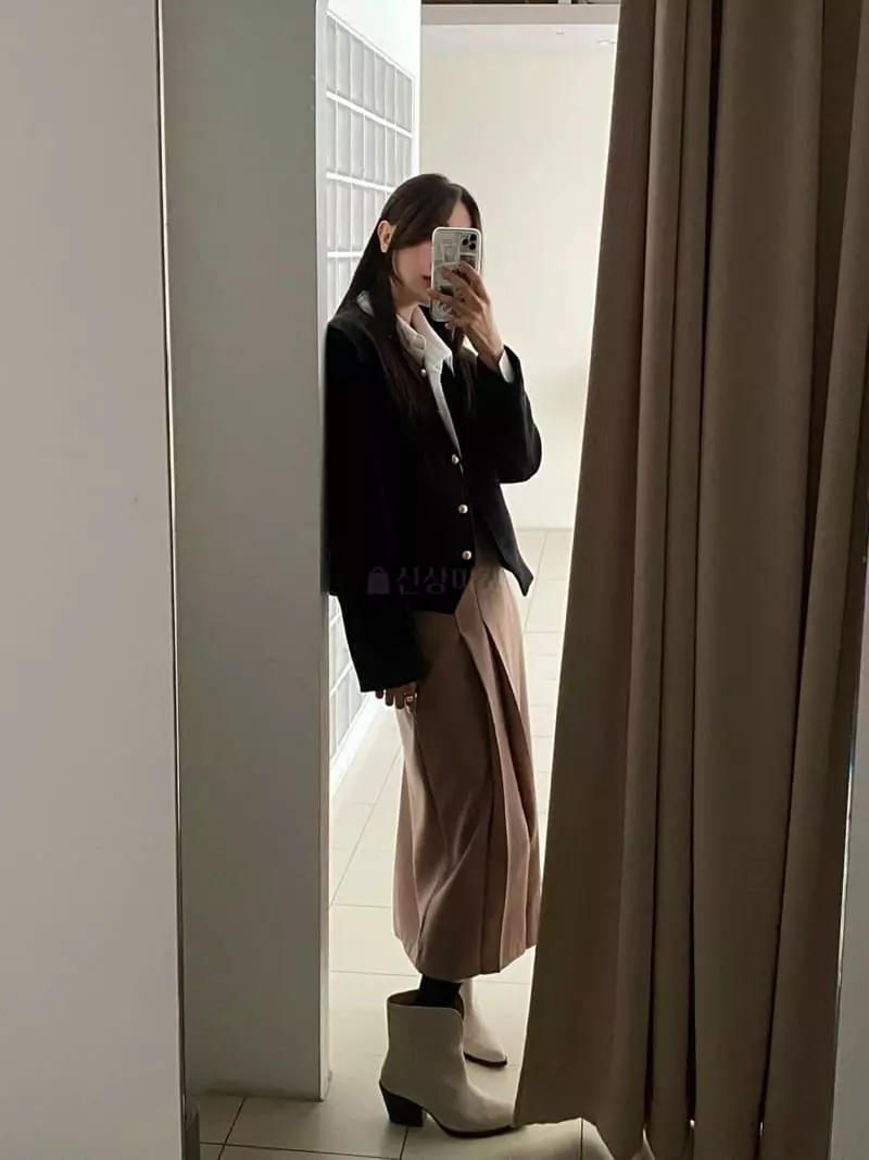 Duplo - Korean Women Fashion - #romanticstyle - Low Pleats Skirt - 9