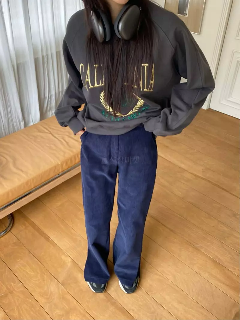 Duplo - Korean Women Fashion - #romanticstyle - California Sweatshirt - 7