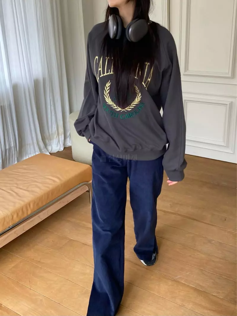 Duplo - Korean Women Fashion - #shopsmall - California Sweatshirt - 8