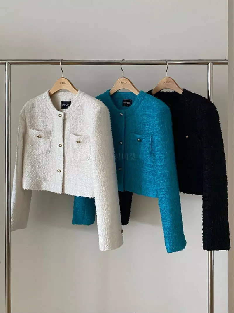 Duplo - Korean Women Fashion - #womensfashion - Pop Twid Jacket - 6