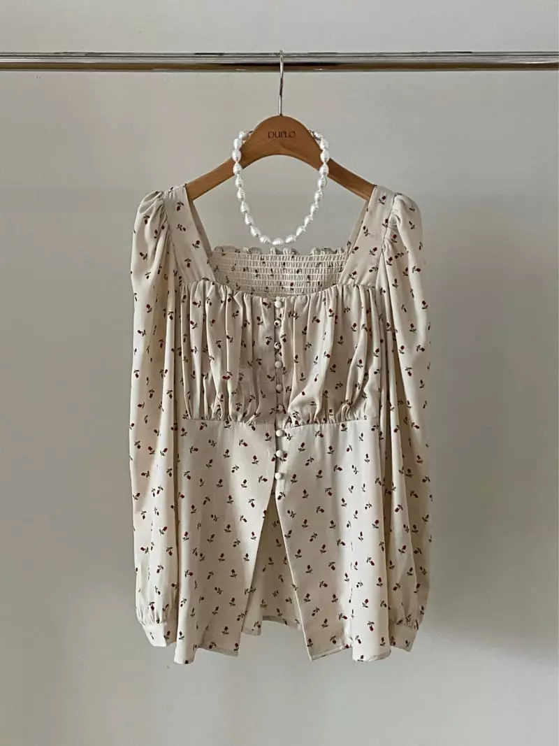 Duplo - Korean Women Fashion - #womensfashion - Smocked Blouse - 2