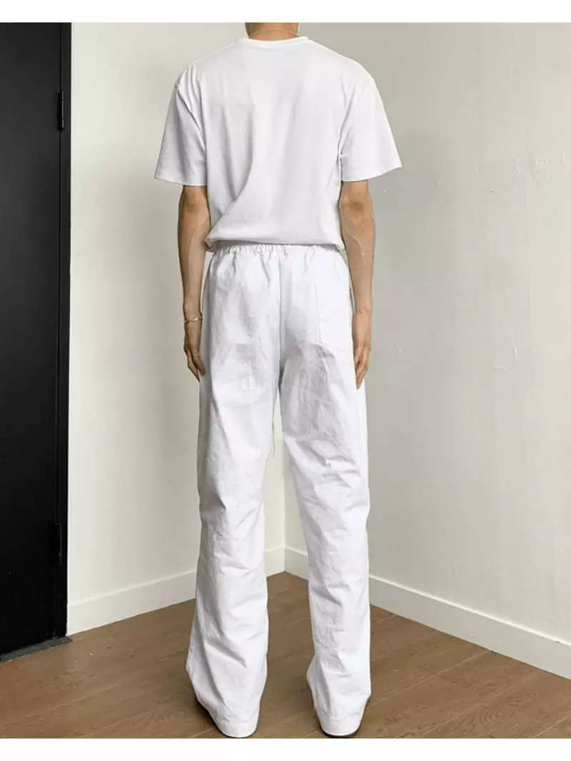 Earn - Korean Women Fashion - #momslook - Knee Wide Pants - 8