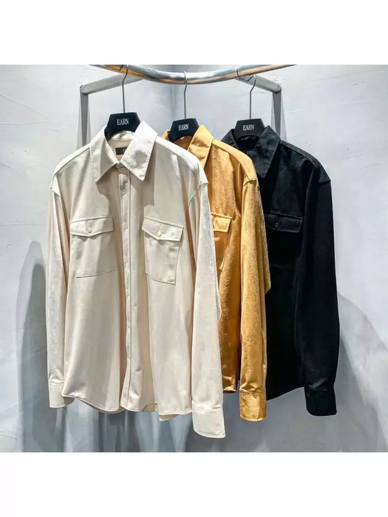 Earn - Korean Women Fashion - #momslook - Wastern Suede Shirt - 8