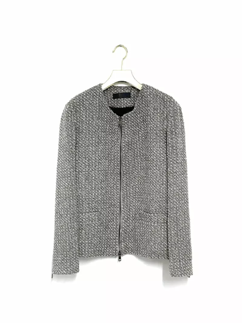 Earn - Korean Women Fashion - #romanticstyle - Twid Two Wat Jacket - 5