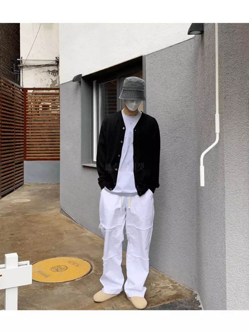Earn - Korean Women Fashion - #shopsmall - Knee Wide Pants