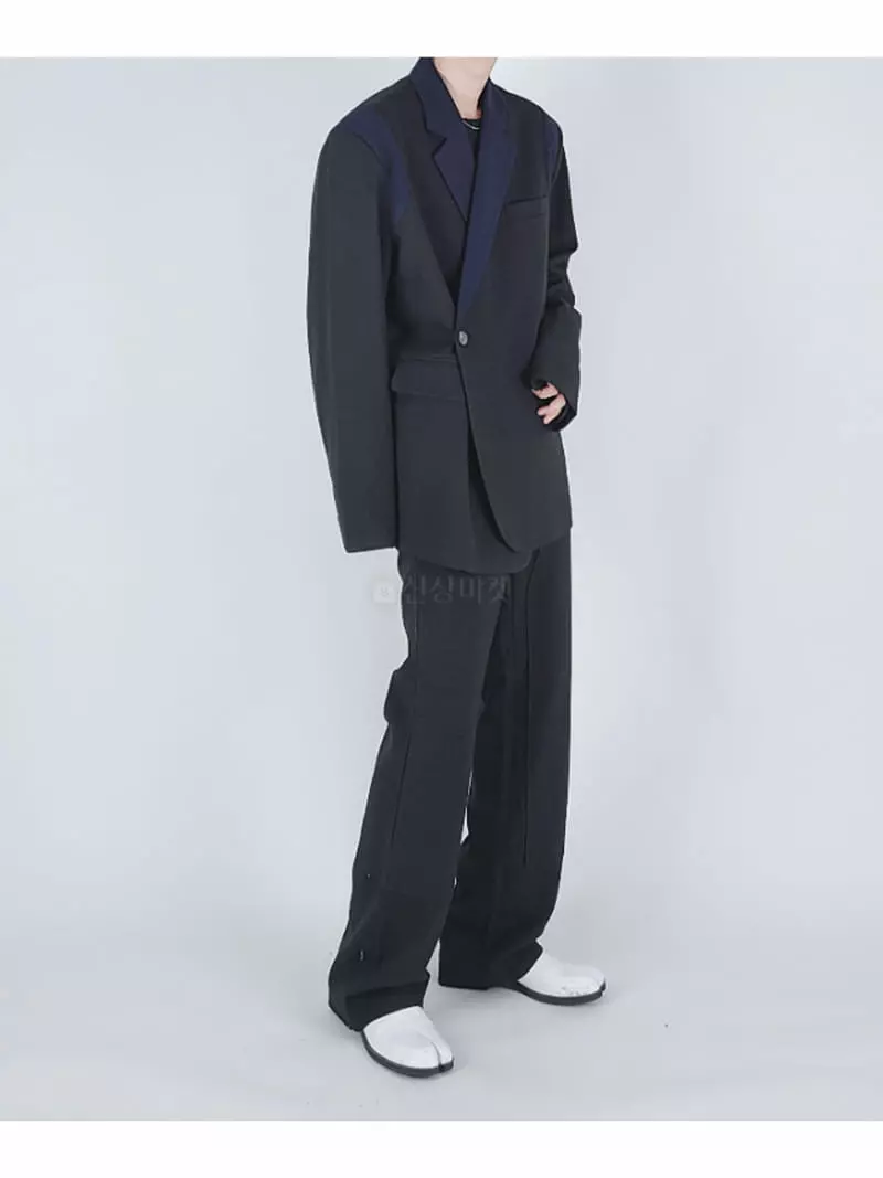 Earn - Korean Women Fashion - #thatsdarling - Daddy Fit Jacket - 3