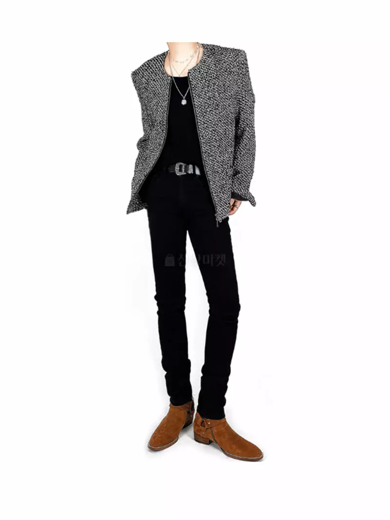 Earn - Korean Women Fashion - #vintageinspired - Twid Two Wat Jacket