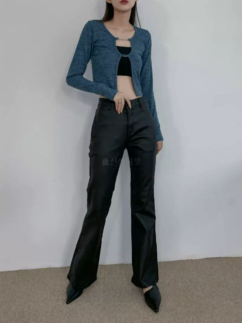 Earn - Korean Women Fashion - #womensfashion - Coating Pants - 6