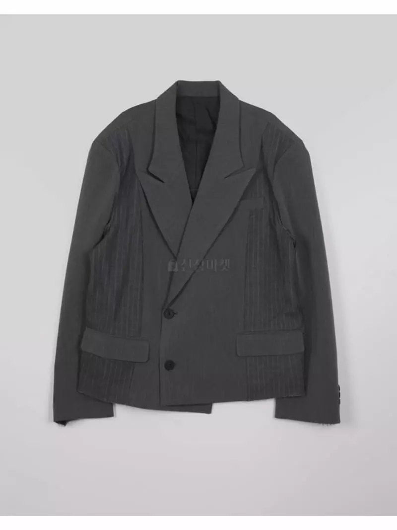 Earn - Korean Women Fashion - #womensfashion - Color Stripes Jacket - 9