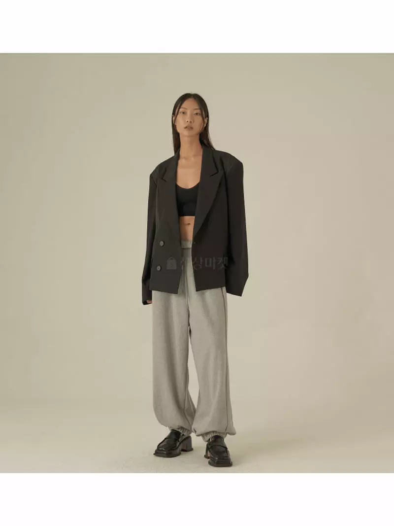 Earn - Korean Women Fashion - #womensfashion - Strieps Crop Over Jacket - 8