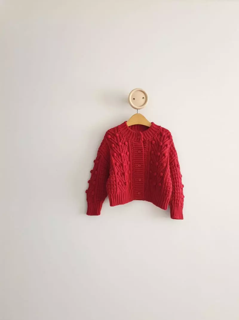 Eclair - Korean Children Fashion - #kidzfashiontrend - Twist Cardigan - 4