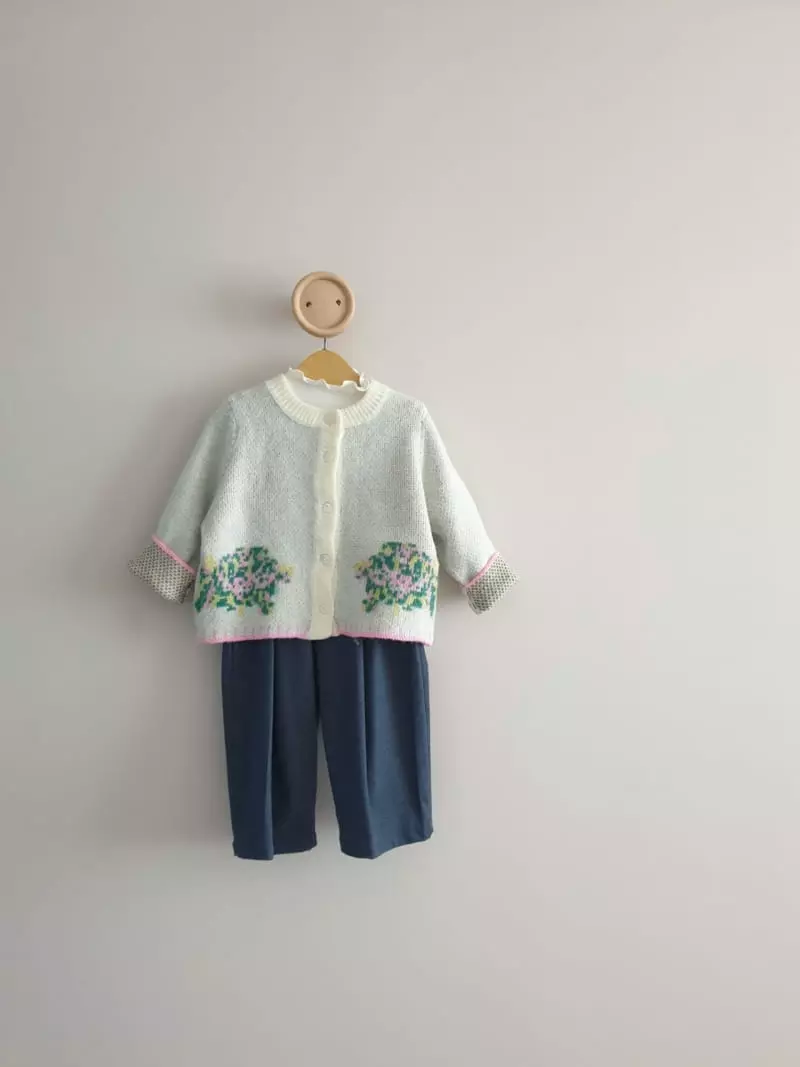 Eclair - Korean Children Fashion - #fashionkids - Bouquet Cardigan - 3