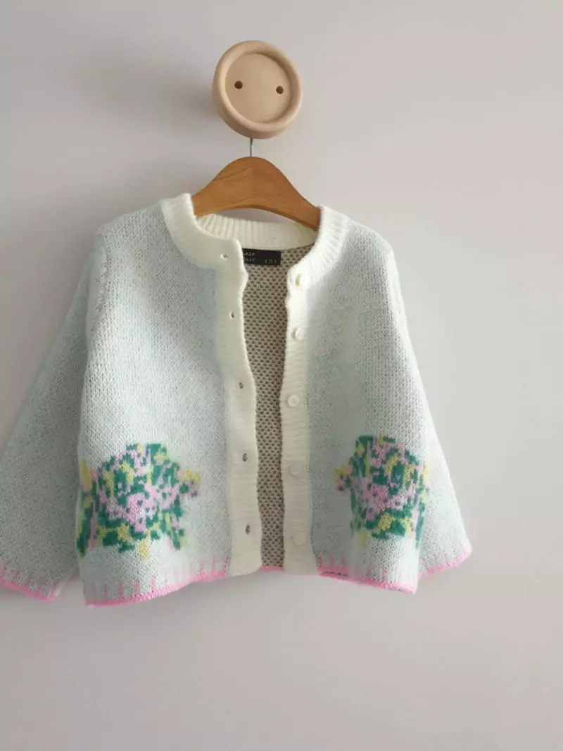 Eclair - Korean Children Fashion - #fashionkids - Bouquet Cardigan - 4