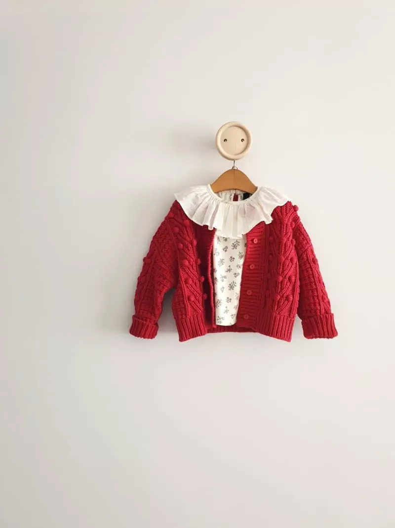 Eclair - Korean Children Fashion - #kidsshorts - Twist Cardigan