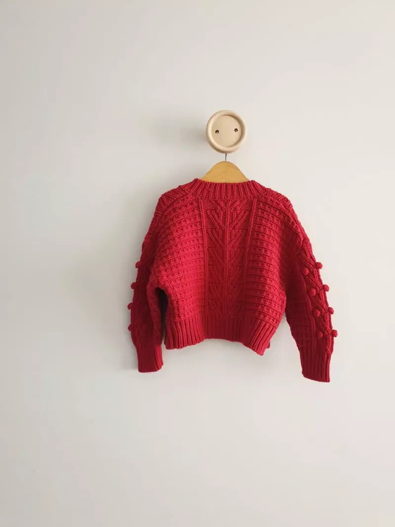 Eclair - Korean Children Fashion - #kidzfashiontrend - Twist Cardigan - 3