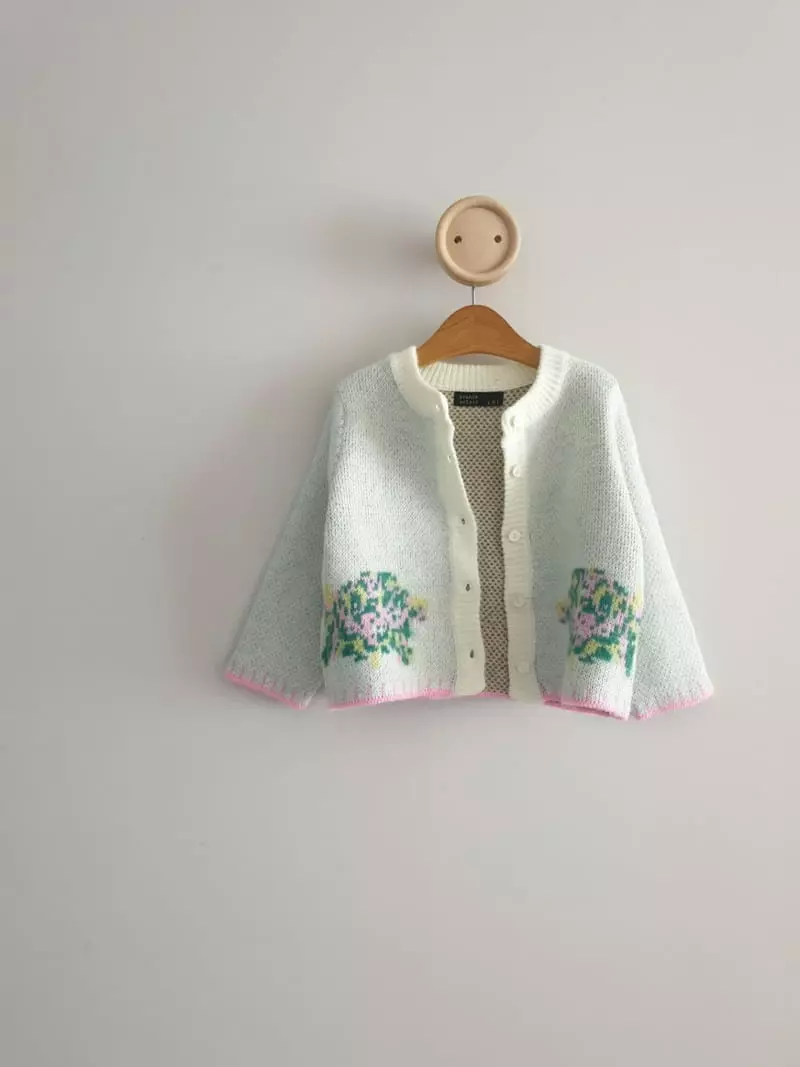 Eclair - Korean Children Fashion - #littlefashionista - Bouquet Cardigan - 8