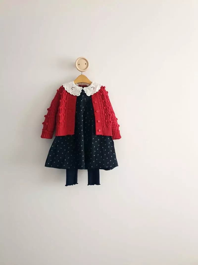 Eclair - Korean Children Fashion - #littlefashionista - Twist Cardigan - 5