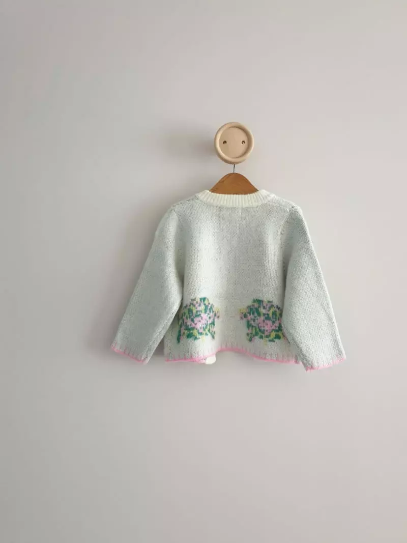 Eclair - Korean Children Fashion - #magicofchildhood - Bouquet Cardigan - 9