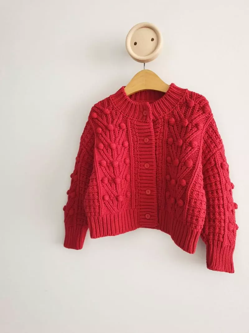 Eclair - Korean Children Fashion - #magicofchildhood - Twist Cardigan - 6