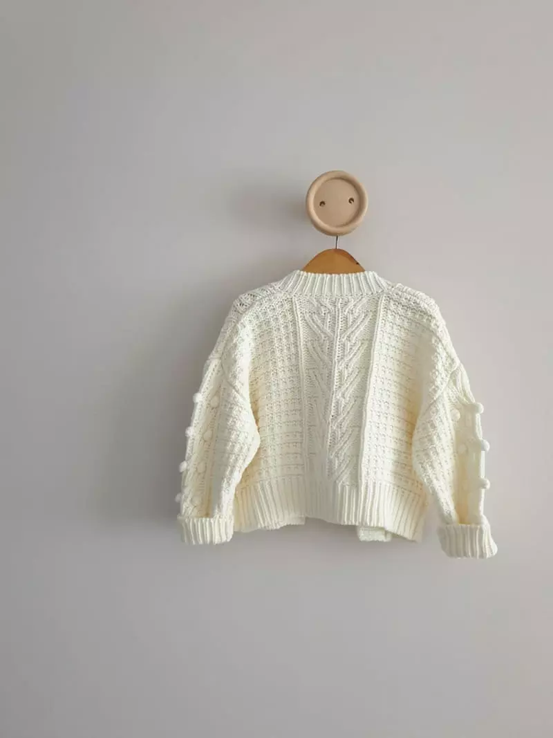 Eclair - Korean Children Fashion - #stylishchildhood - Twist Cardigan - 11
