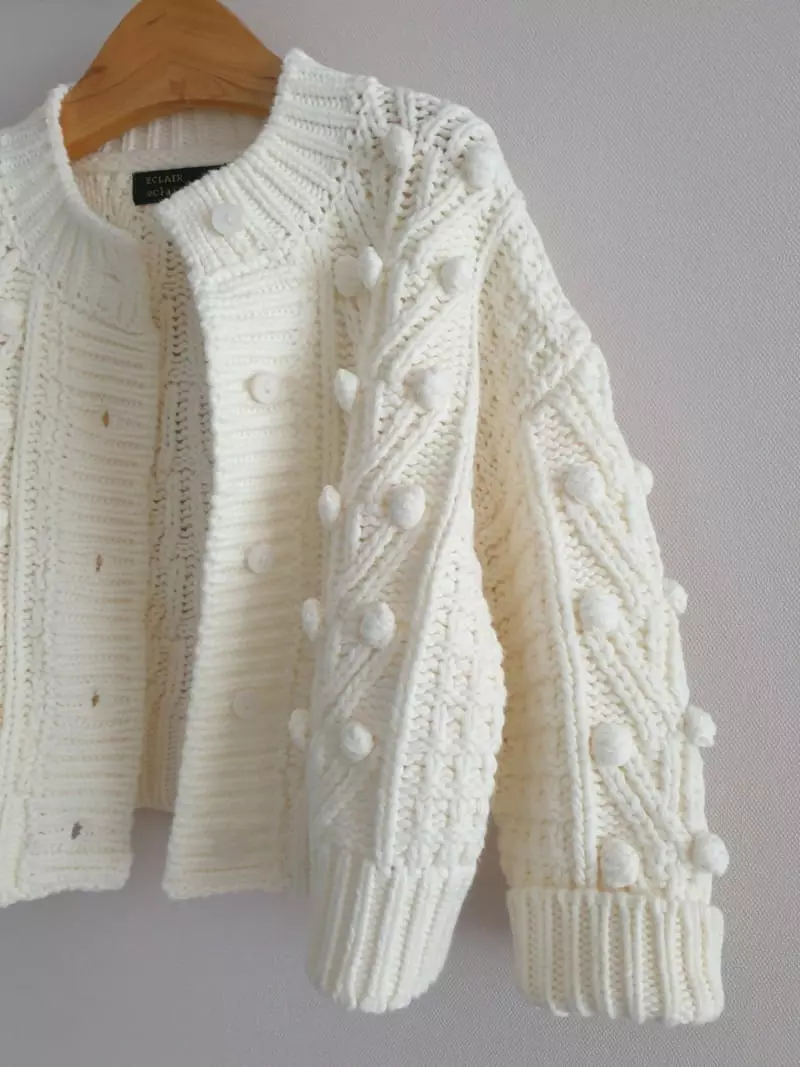 Eclair - Korean Children Fashion - #toddlerclothing - Twist Cardigan - 10
