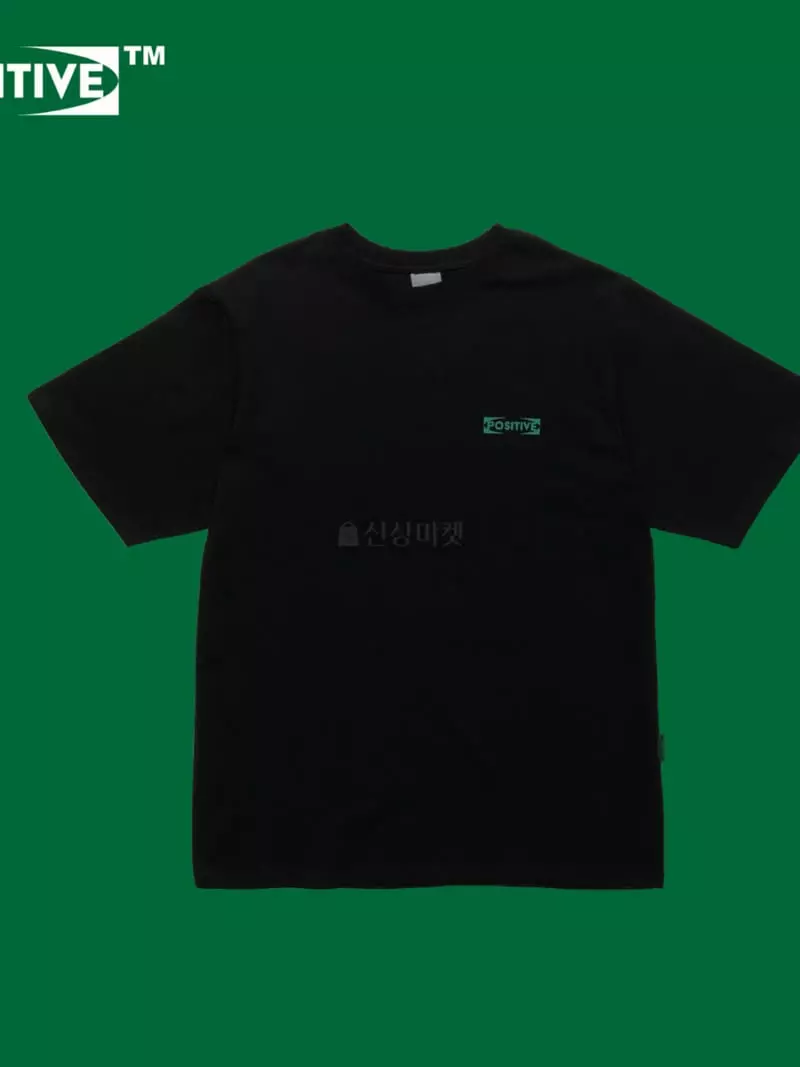 Edison Store - Korean Women Fashion - #momslook - Positive Essential Short Sleeves Tee