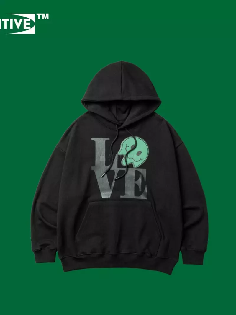 Edison Store - Korean Women Fashion - #momslook - Positive Love Hoody - 2