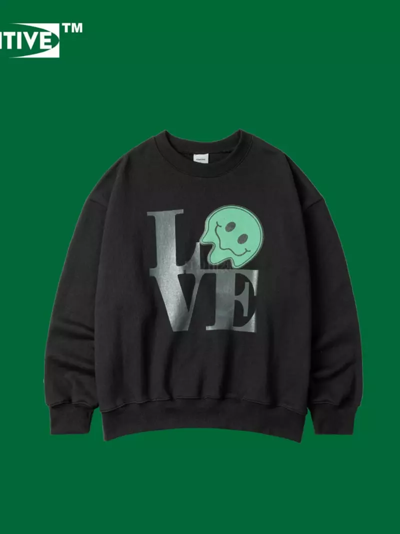 Edison Store - Korean Women Fashion - #momslook - Positive Love Sweatshirt