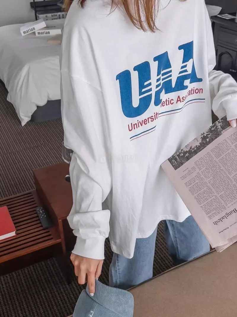 Edison Store - Korean Women Fashion - #romanticstyle - UAA Tee - 2