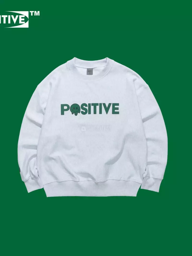 Edison Store - Korean Women Fashion - #thelittlethings - Positive Simbol Sweatshirt - 2