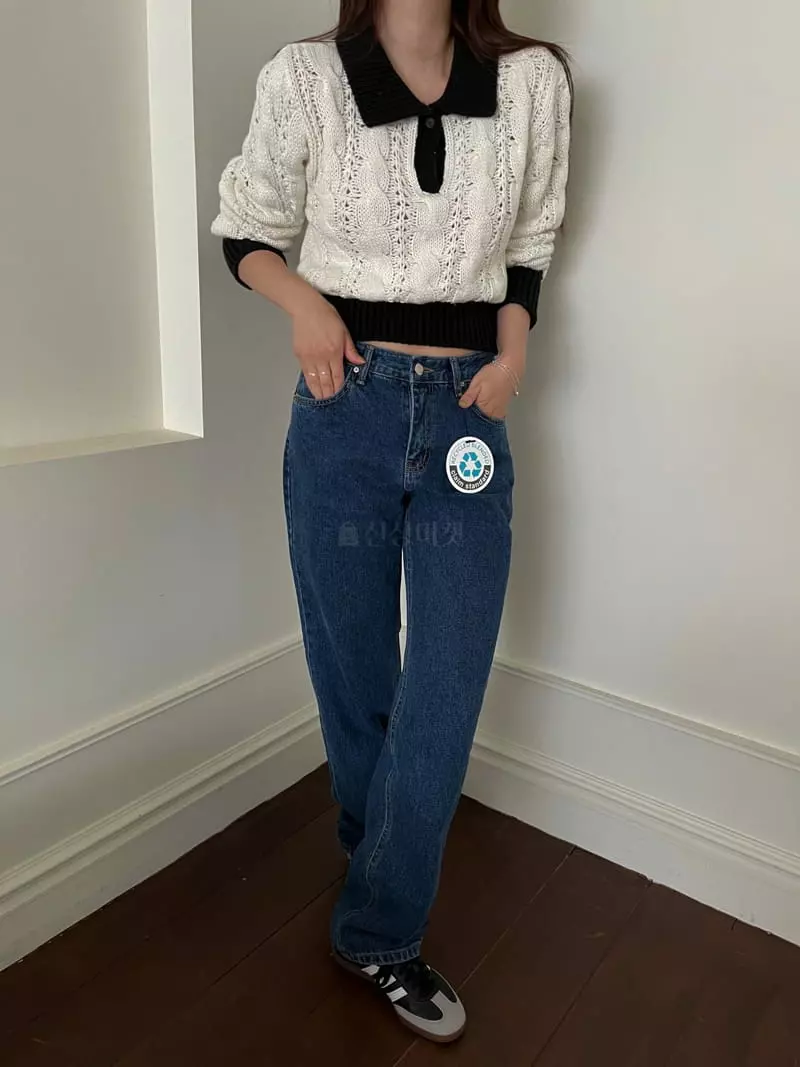 Egg Is - Korean Women Fashion - #momslook - Fraha Knit Tee - 2
