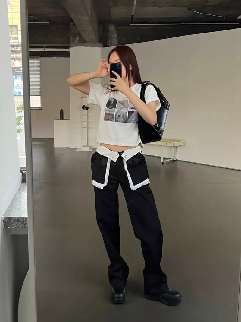 Egg Is - Korean Women Fashion - #momslook - Point Pants - 2