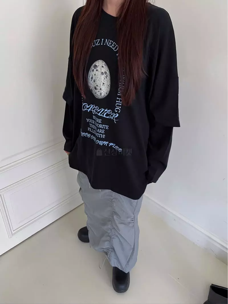 Egg Is - Korean Women Fashion - #momslook - Try Tee - 5