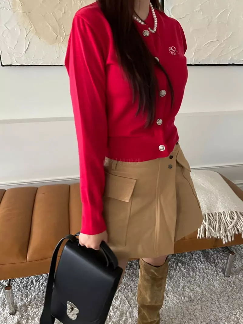Egg Is - Korean Women Fashion - #momslook - Is Embrodiery Cardigan - 3