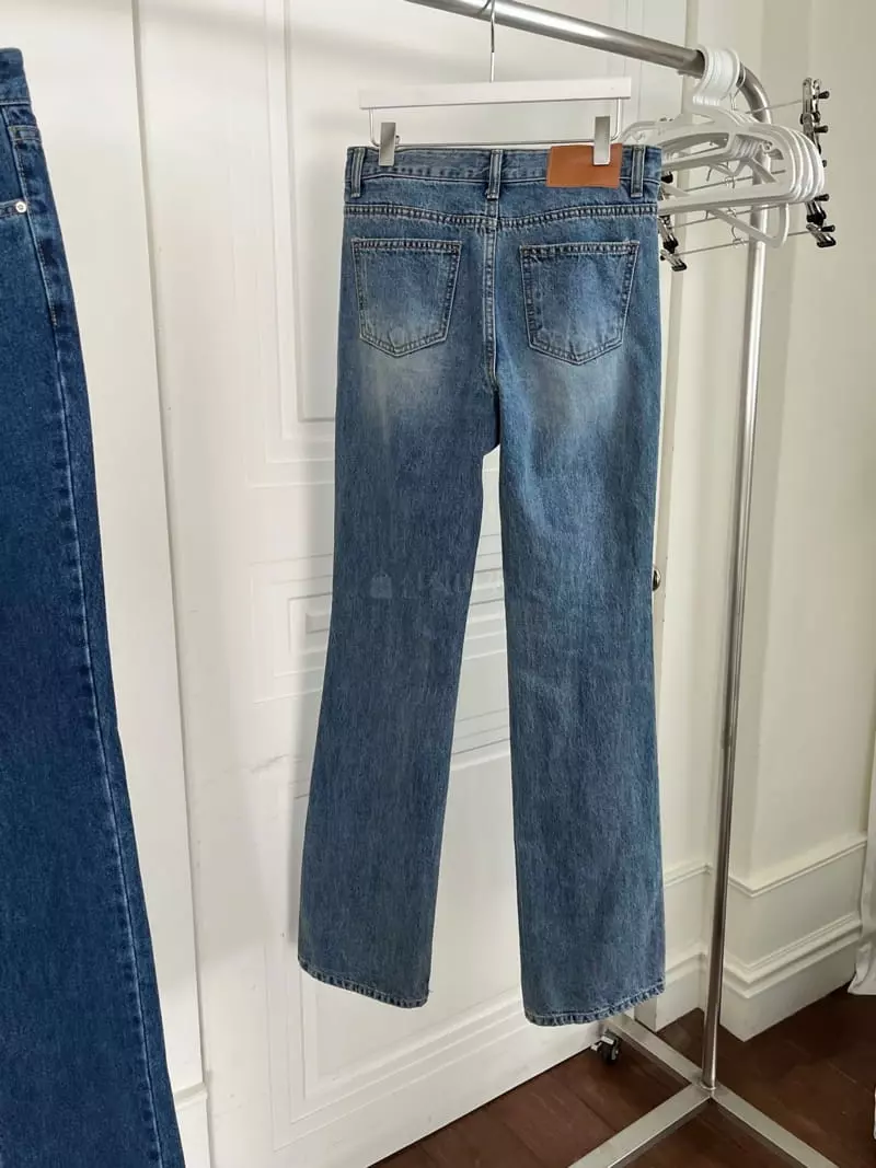 Egg Is - Korean Women Fashion - #momslook - Ive Bootscut Jeans - 10