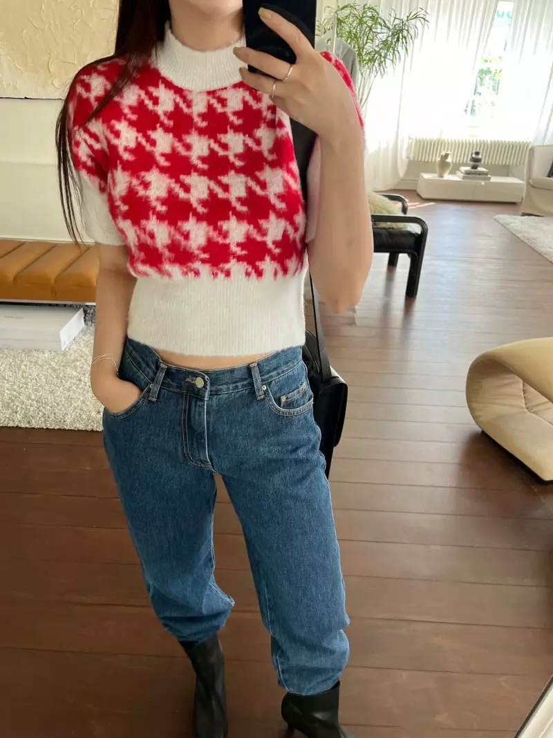 Egg Is - Korean Women Fashion - #womensfashion - Bennis Knit Tee - 4